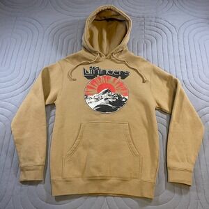 The Lumineers Mountain Sunrise Hoodie Tan Sz S Independent Trading Company Band